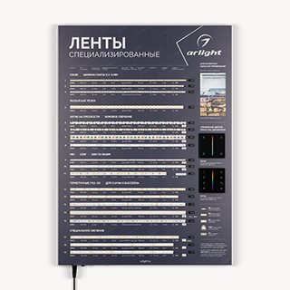 Стенд Ленты Специализированные ARL-RT-LUX-03-830x600mm (230V) (Arlight, -)