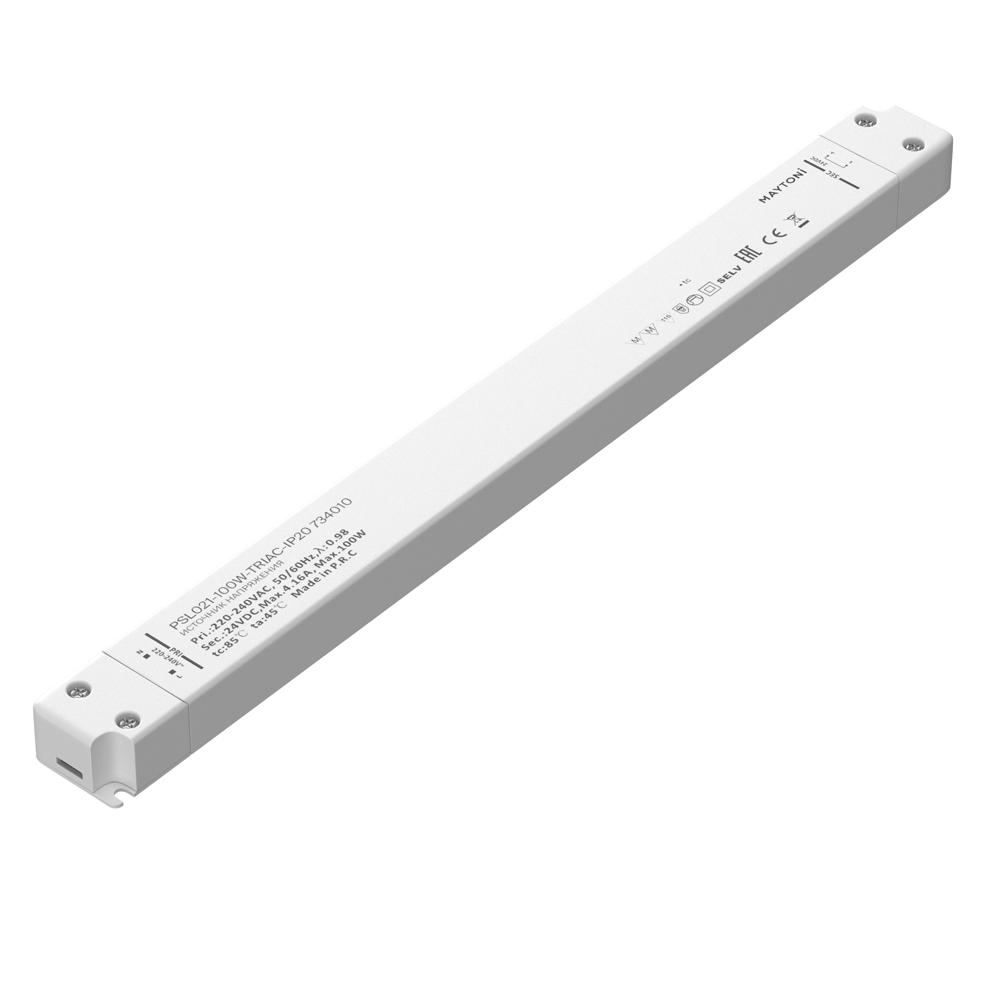 Источник напряжения TRIAC 24В 100Вт IP 20