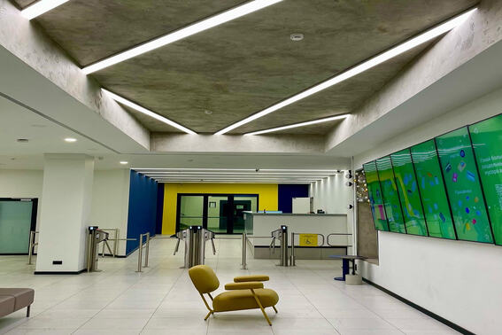 Освещение в университете ИТМО