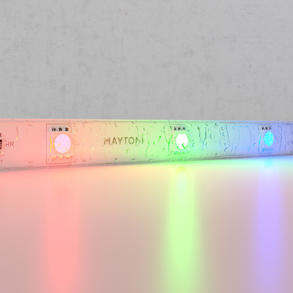 Светодиодная лента 24В 5050 7,2Вт/м Цветная (RGB) 5м IP65