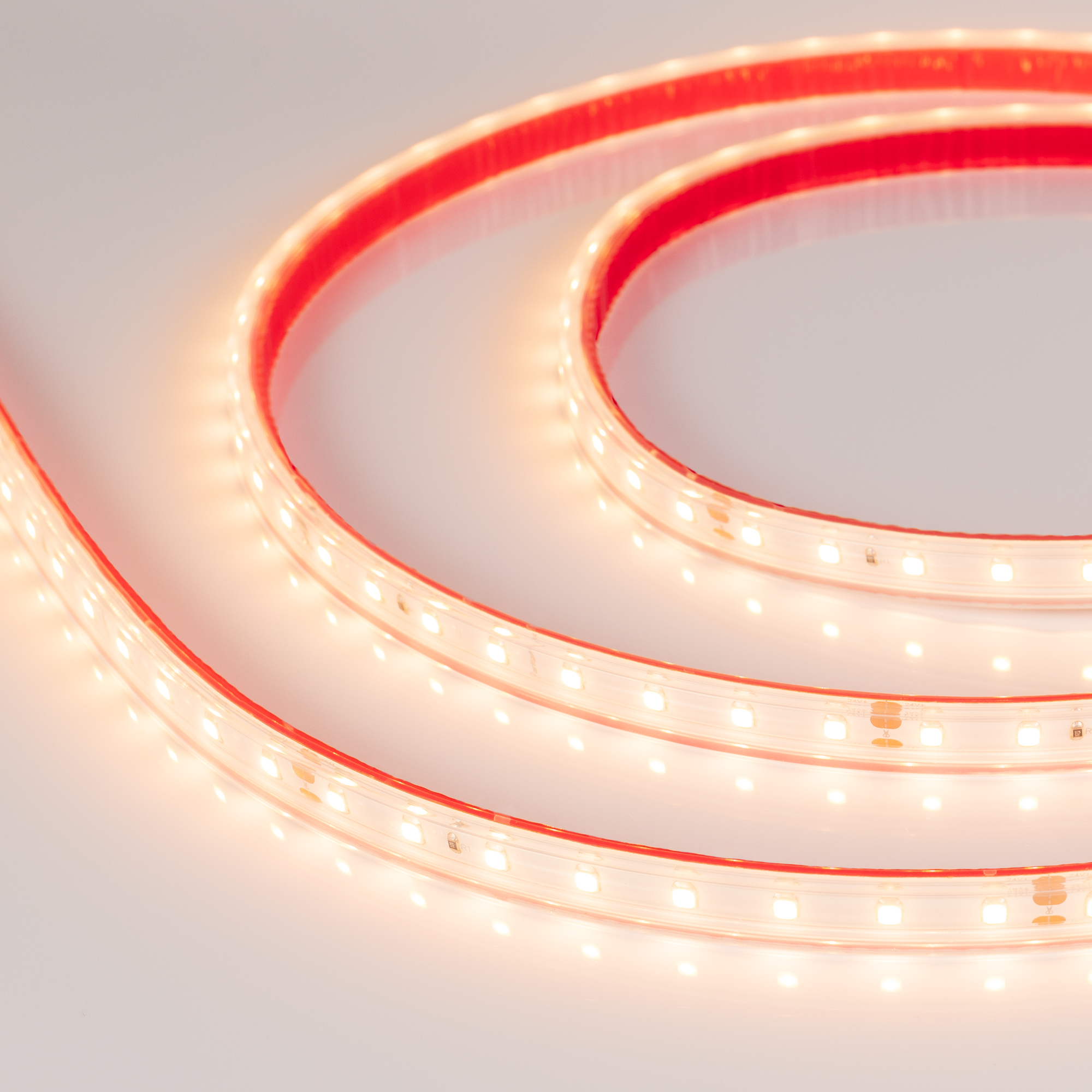 Светодиодная лента герметичная RTW-PS-A80-10mm 24V Warm3000 (6 W/m, IP67, 2835, 5m) (Arlight, 6 Вт/м, IP67)