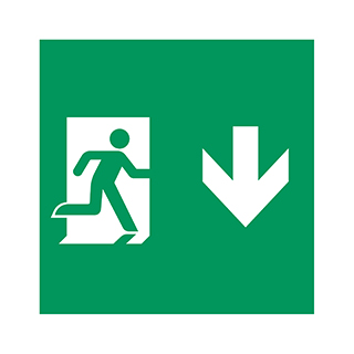 Пиктограмма EMGP-MARK-MA-DOWN (Человек, Вниз) (Arlight, Пластик)