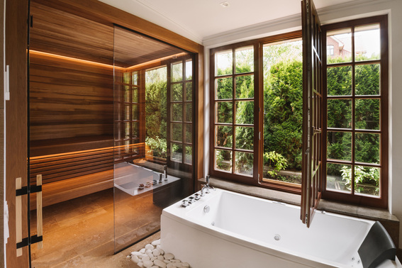 Освещение сауны