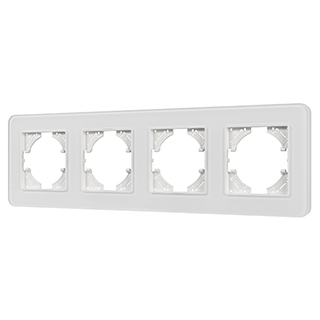 Рамка стеклянная FRM-OMALI-SFGS-4-WH (Arlight, -)