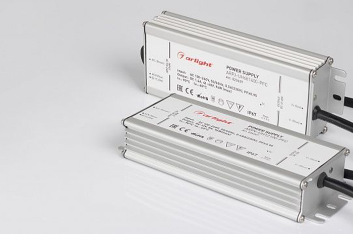 7 лет гарантии на новые блоки питания Arlight