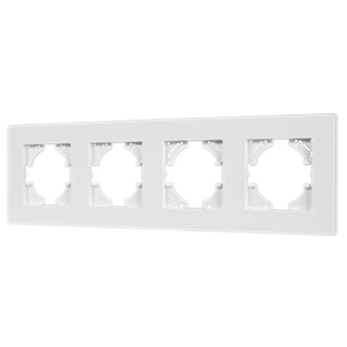 Рамка пластиковая FRM-PERIO-PL-4-WH (Arlight, -)