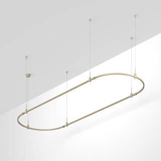 Основание ART-APRIORI-OVAL-HANG-3000x1000 (OG) (Arlight, IP20 Металл, 3 года)