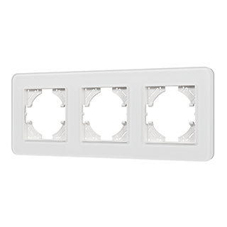 Рамка стеклянная FRM-OMALI-SFGS-3-WH (Arlight, -)