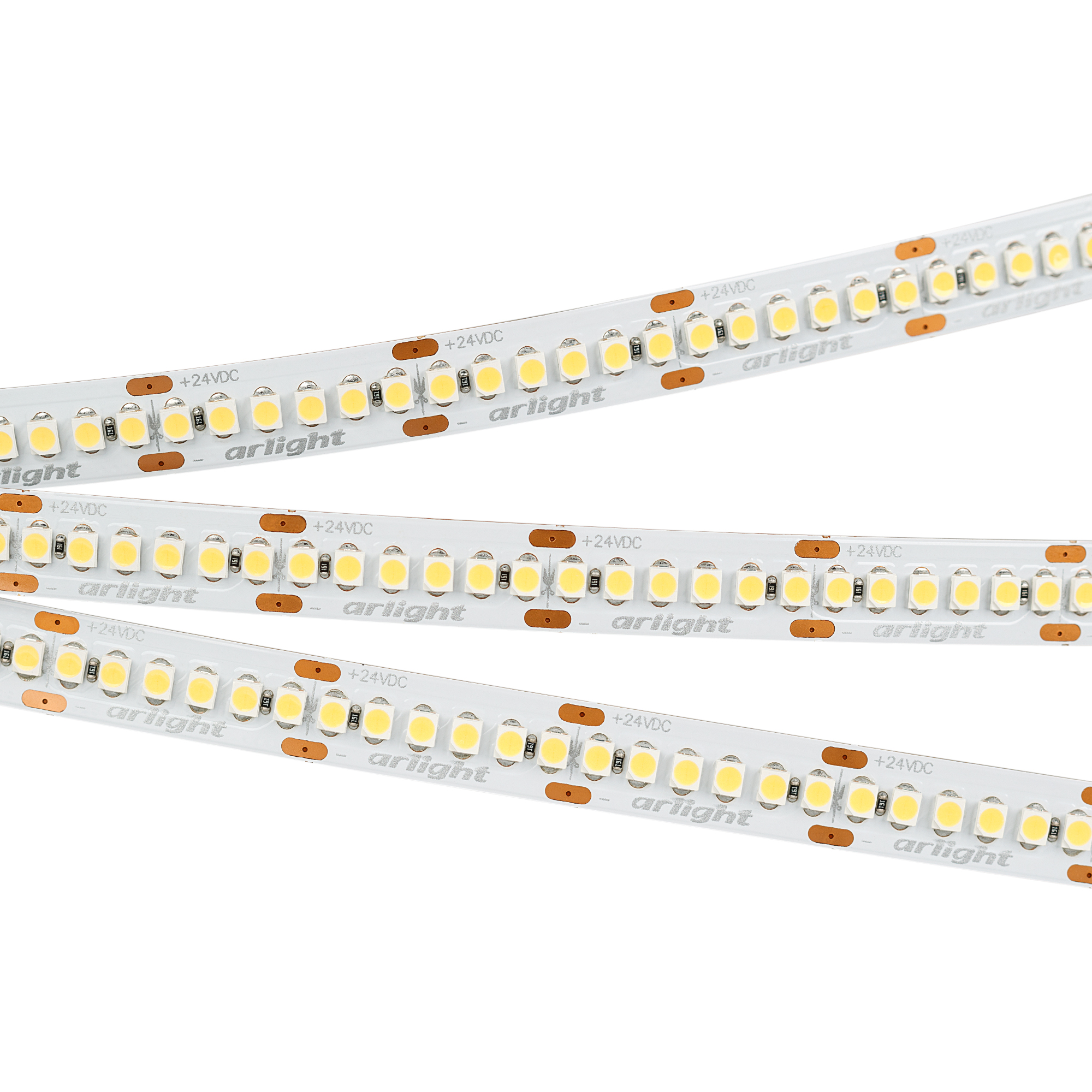Светодиодная лента RT 6-3528-240 24V Warm2700 4х (1200 LED) (Arlight, 19.2 Вт/м, IP20)