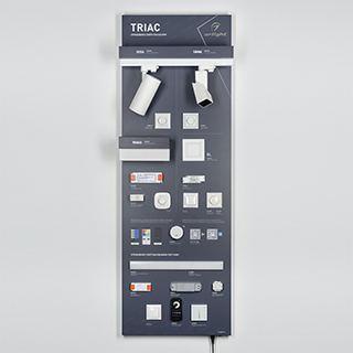 Стенд Системы Управления TRIAC 1760x600mm (DB 3мм, пленка, лого) (Arlight, -)