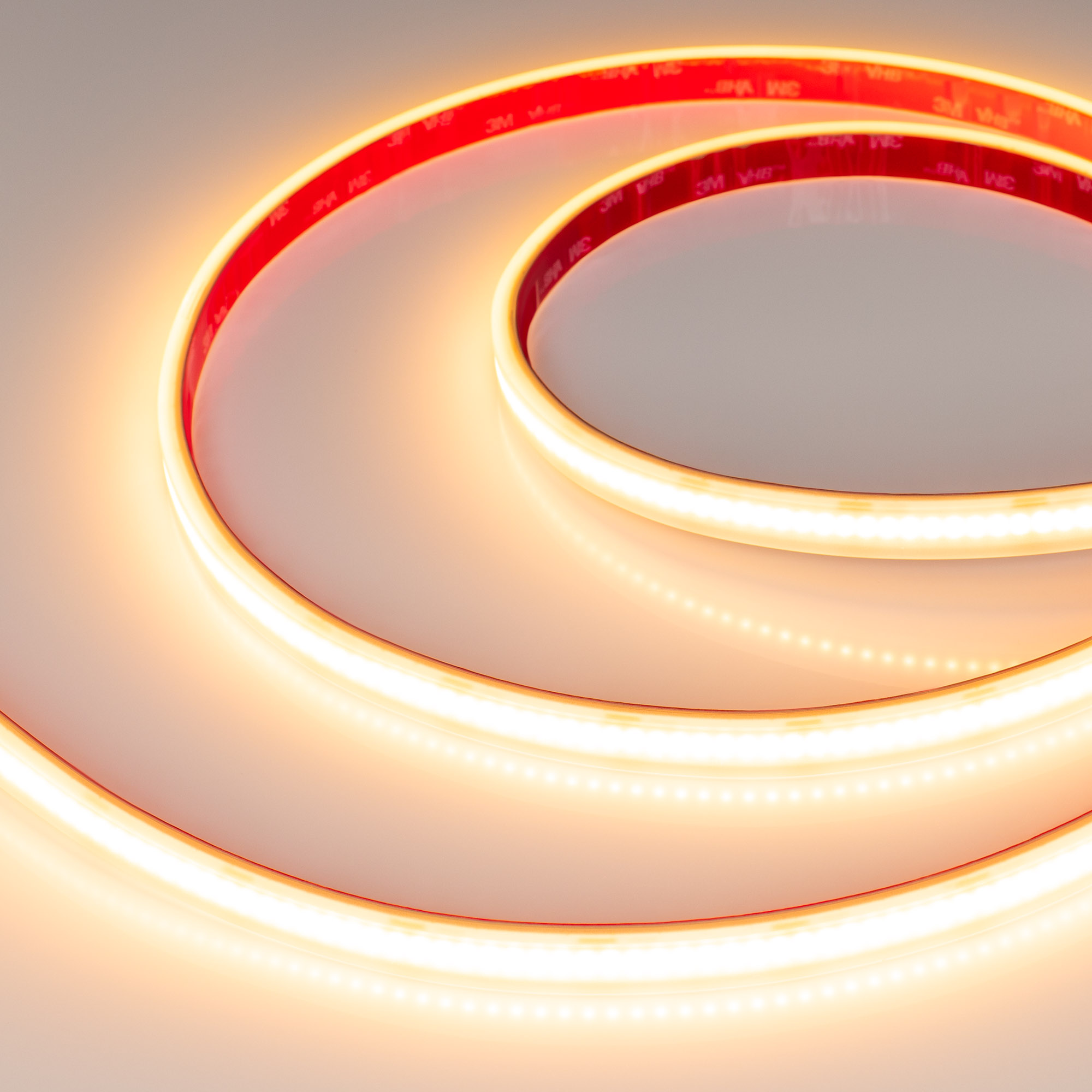 Светодиодная лента герметичная RTW-PS-A240-12mm 24V Warm2400 (19 W/m, IP67, 5m) (Arlight, CRI>90)