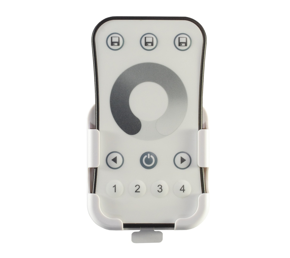Пульт 4-зоновый для диммера ELFLED R6, 2.4G, белый