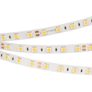 Светодиодная лента RT 2-5000 24V White6000 2x (5060, 300 LED, LUX) (Arlight, 14.4 Вт/м, IP20)