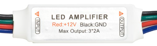 Мини-усилитель RGB ELF, 12/24В, 2А/канал