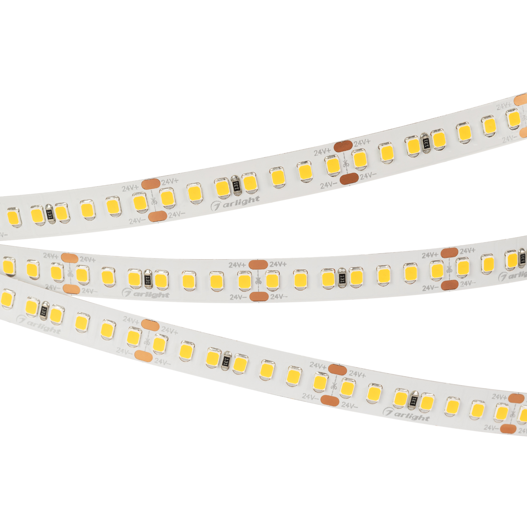 Светодиодная лента RT 2-5000 24V White6000 3x (2835, 840 LED, LUX) (Arlight, 17 Вт/м, IP20)
