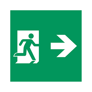 Пиктограмма EMGP-MARK-MA-RIGHT (Человек, Вправо) (Arlight, Пластик)