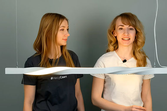 Собираем светильник из профиля TWIST и ленты