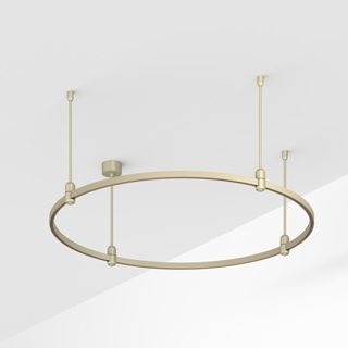 Основание ART-APRIORI-ROUND-ROD-400-R1000 (OG) (Arlight, IP20 Металл, 3 года)