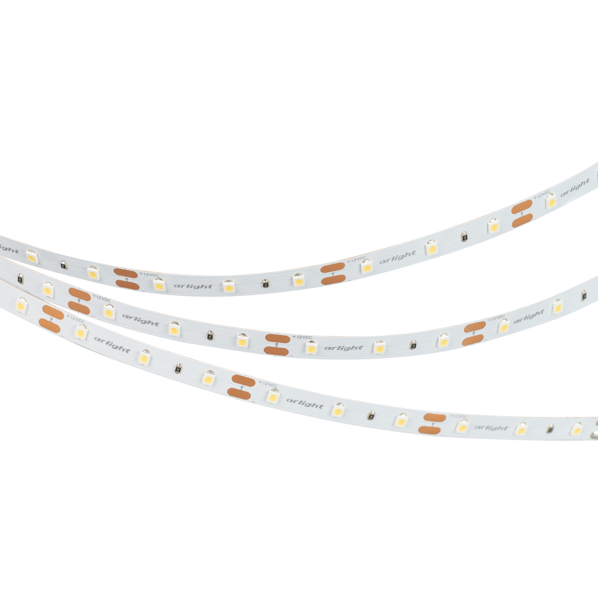 Светодиодная лента NT-A60-8mm 12V Cool 8K (4.8 W/m, IP20, 3528, 5m) (Arlight, Открытый)
