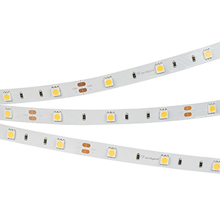 Светодиодная лента RT 2-5000 12V White6000 (5060, 150 LED, LUX) (Arlight, 7.2 Вт/м, IP20)