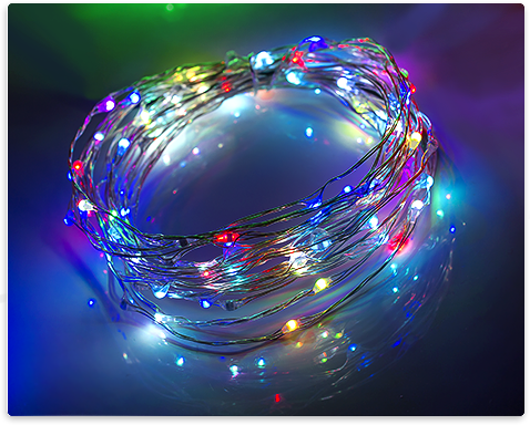 Cветодиодные декоративные нити Arlight - пора создавать праздничную атмосферу!