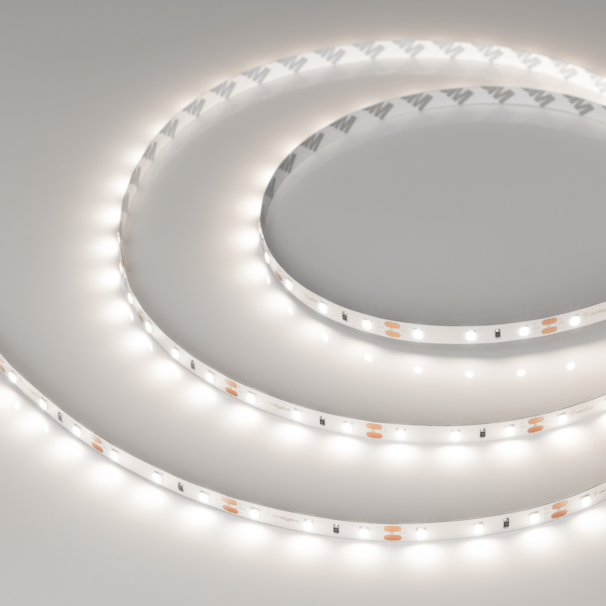 Светодиодная лента RT-A60-8mm 12V Day4000 (2 W/m, IP20, 2835, 50m) (Arlight, -)