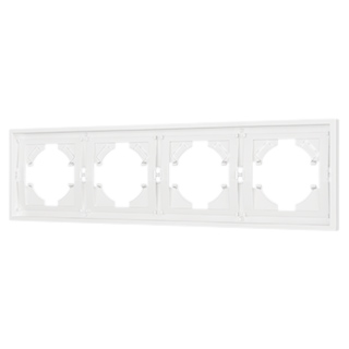 Рамка пластиковая FRM-TENDO-SFPL-4-WH (Arlight, -)