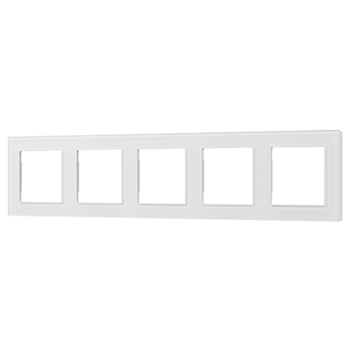 Рамка стеклянная FRM-GLARE-GS-5-WH (Arlight, -)