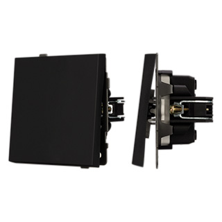 Механизм звонкового выключателя SWT-TENDO-MKR1-SFPL-BK (230V, 10A) (Arlight, -)