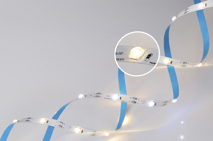 Лента с линзами: качественная засветка