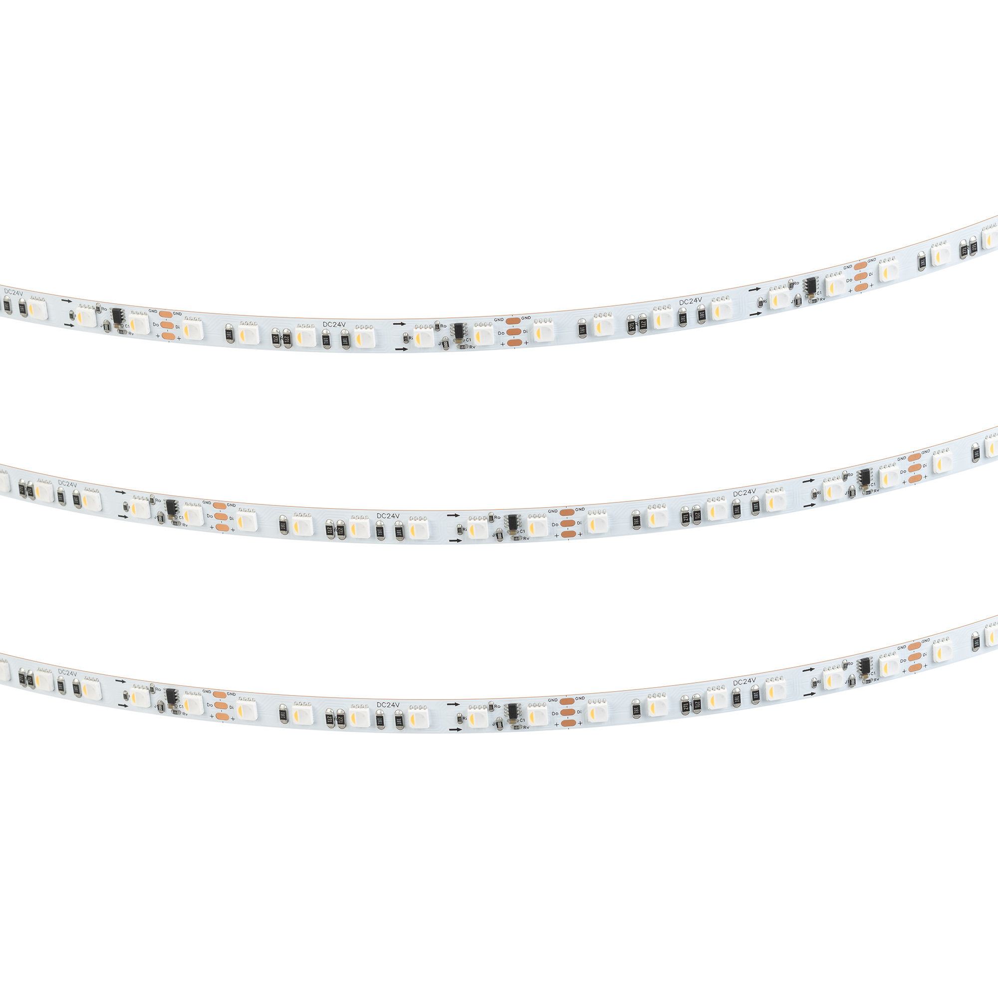 Светодиодная лента SPI-H84-8mm 24V RGBW-White-PX6 (22 W/m, IP20, 4040, 5m) (Arlight, -)