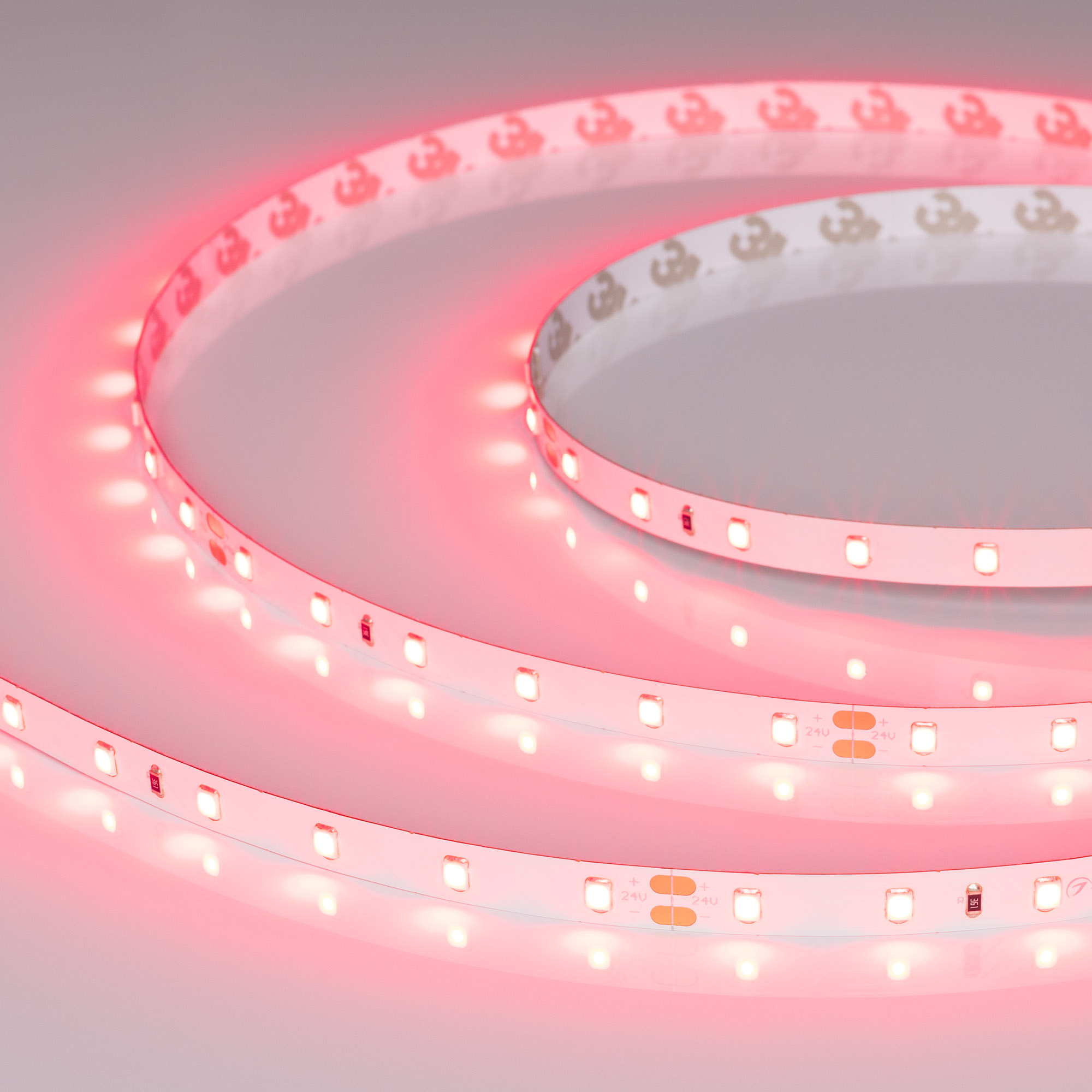 Светодиодная лента RT-A60-8mm 24V Ruby (4.8 W/m, IP20, 5m) (Arlight, -)