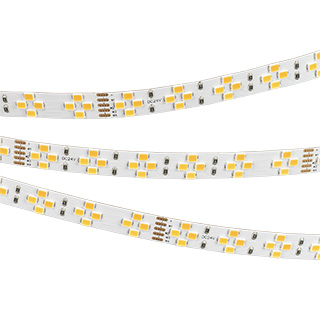 Светодиодная лента RT-A240-10mm 24V Warm-MIX (20 W/m, IP20, 2835, 5m) (Arlight, Изменяемая ЦТ)