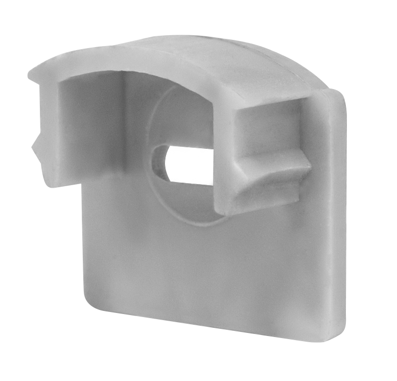 Заглушка торцевая для профиля ELF-ПН1216, с отверстием