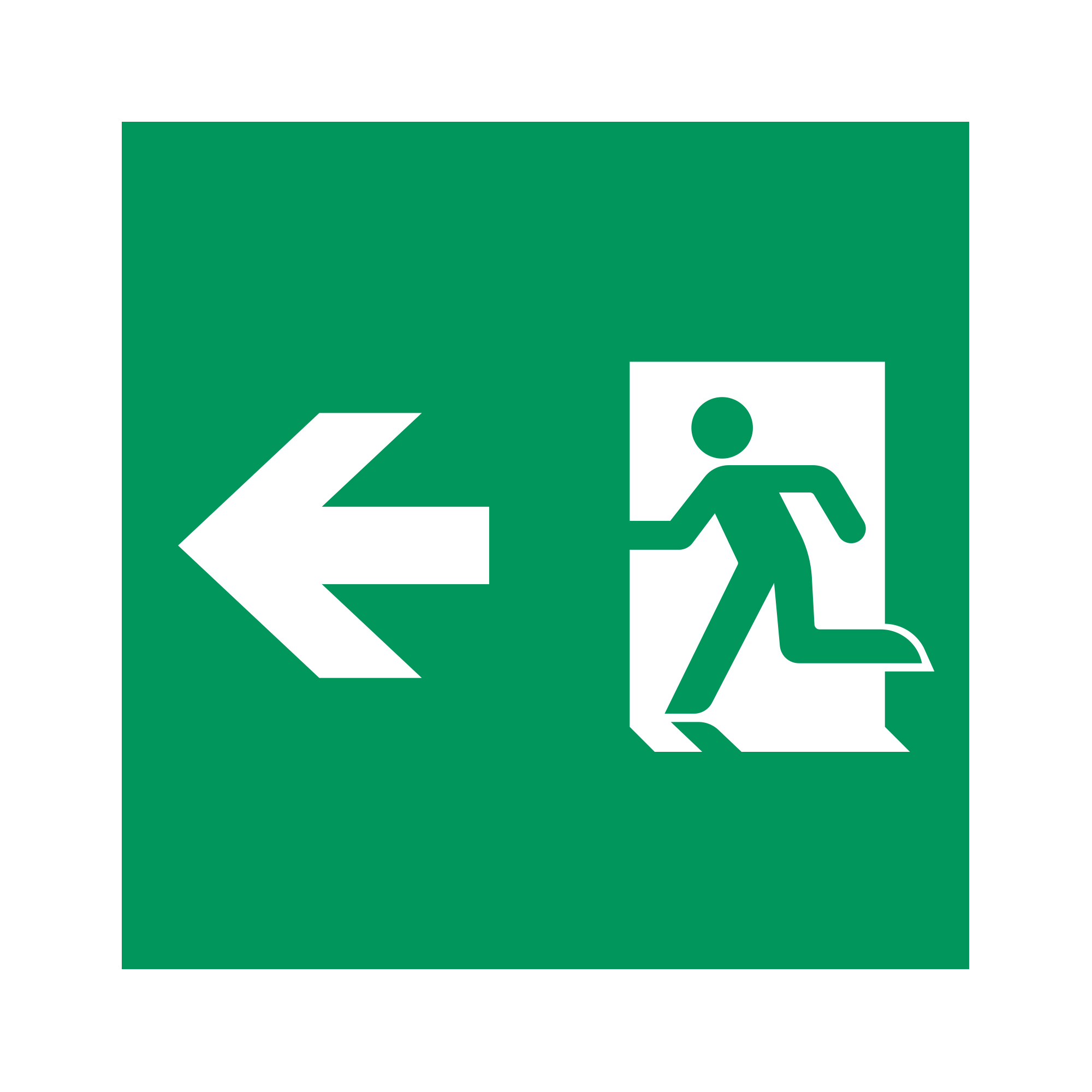 Пиктограмма EMGP-MARK-MA-LEFT (Человек, Влево) (Arlight, Пластик)