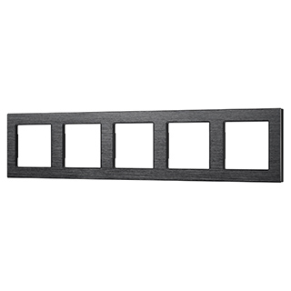 Рамка алюминиевая FRM-PRESTO-ALS-5-BK (Arlight, -)