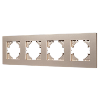 Рамка пластиковая FRM-PERIO-PL-4-GD (Arlight, -)