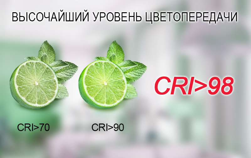 Светодиодные ленты Arlight с высоким индексом цветопередачи CRI>98