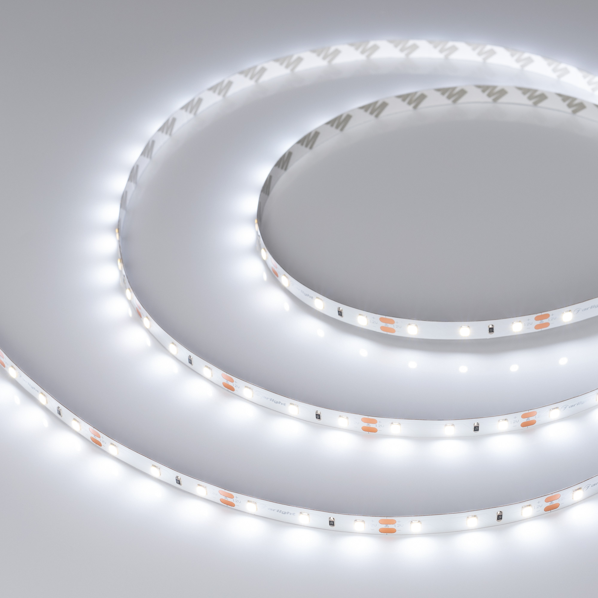 Светодиодная лента RT-A60-8mm 12V White6000 (2 W/m, IP20, 2835, 50m) (Arlight, -)