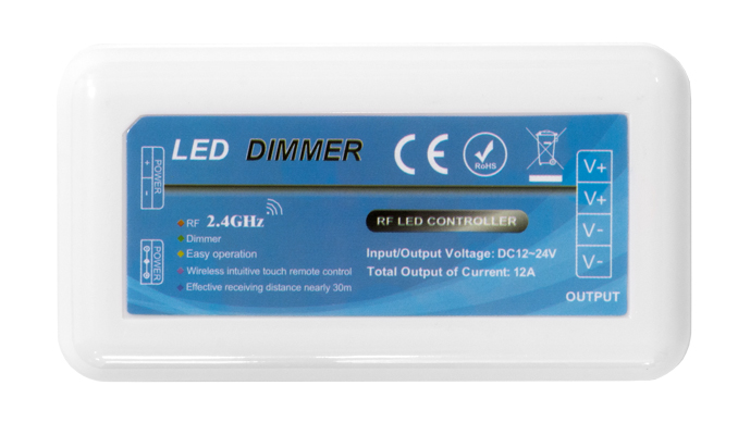 Диммер ELF T2.4G, 12/24В, 12A