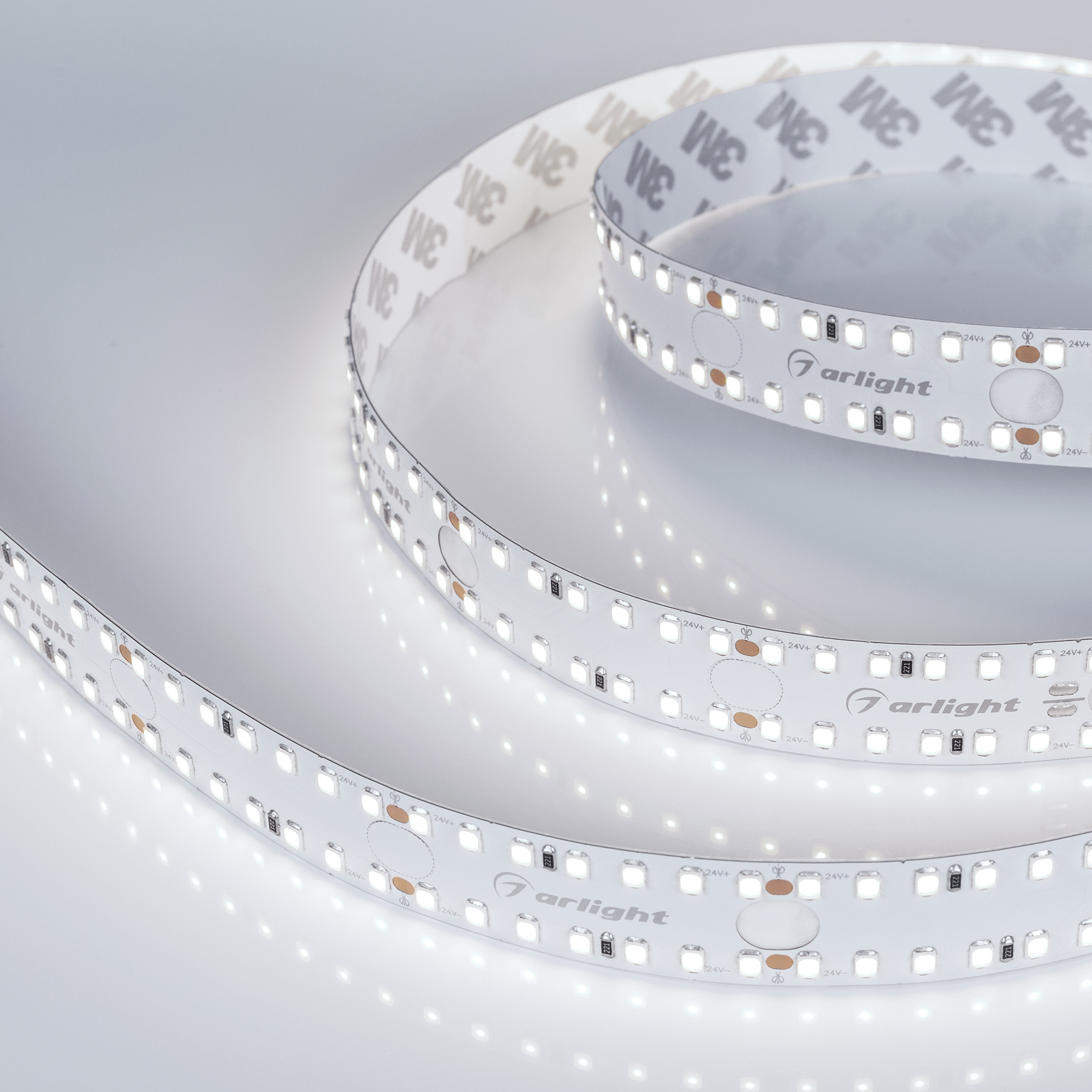 Светодиодная лента S2-A280-20mm 24V White6000 (20 W/m, IP20, 2835, 2.5m) (Arlight, Открытый)