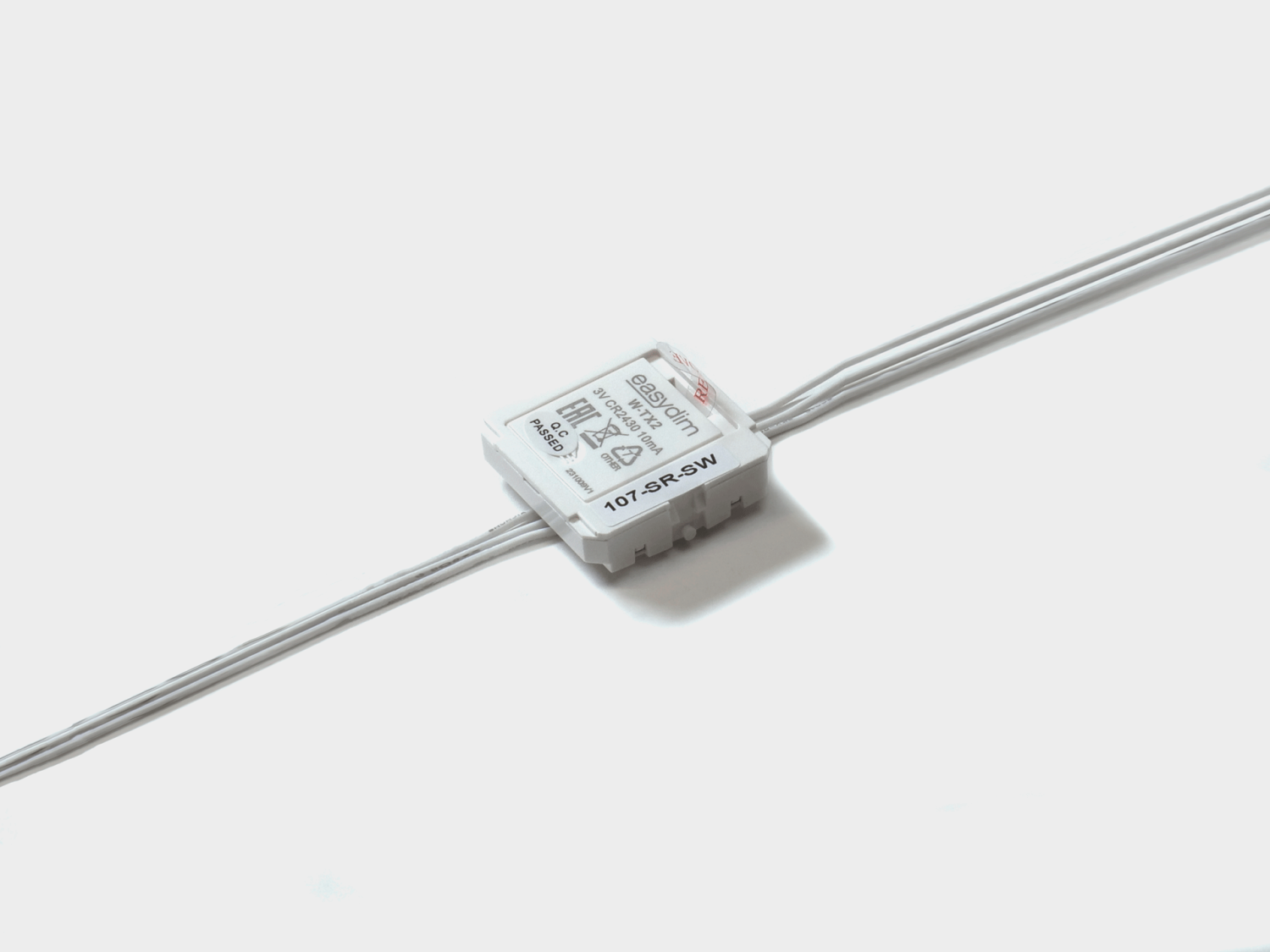 Радио передатчик W-TX2 для установки за выключателями других производителей на 2 зоны, W-TX2