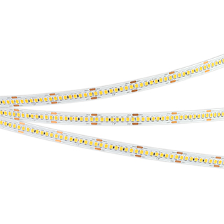 Светодиодная лента RT-A240-10mm 24V Warm2700 (22 W/m, IP20, 2835, 5m) (Arlight, высок.эфф.150 лм/Вт)