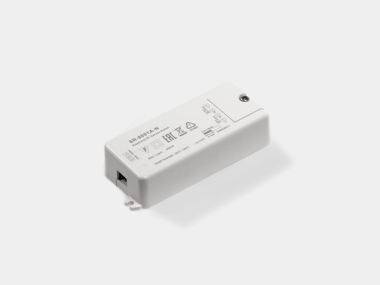 ИК-выключатель "взмаx руки" ,черный , 220 В, SR-8001A-N