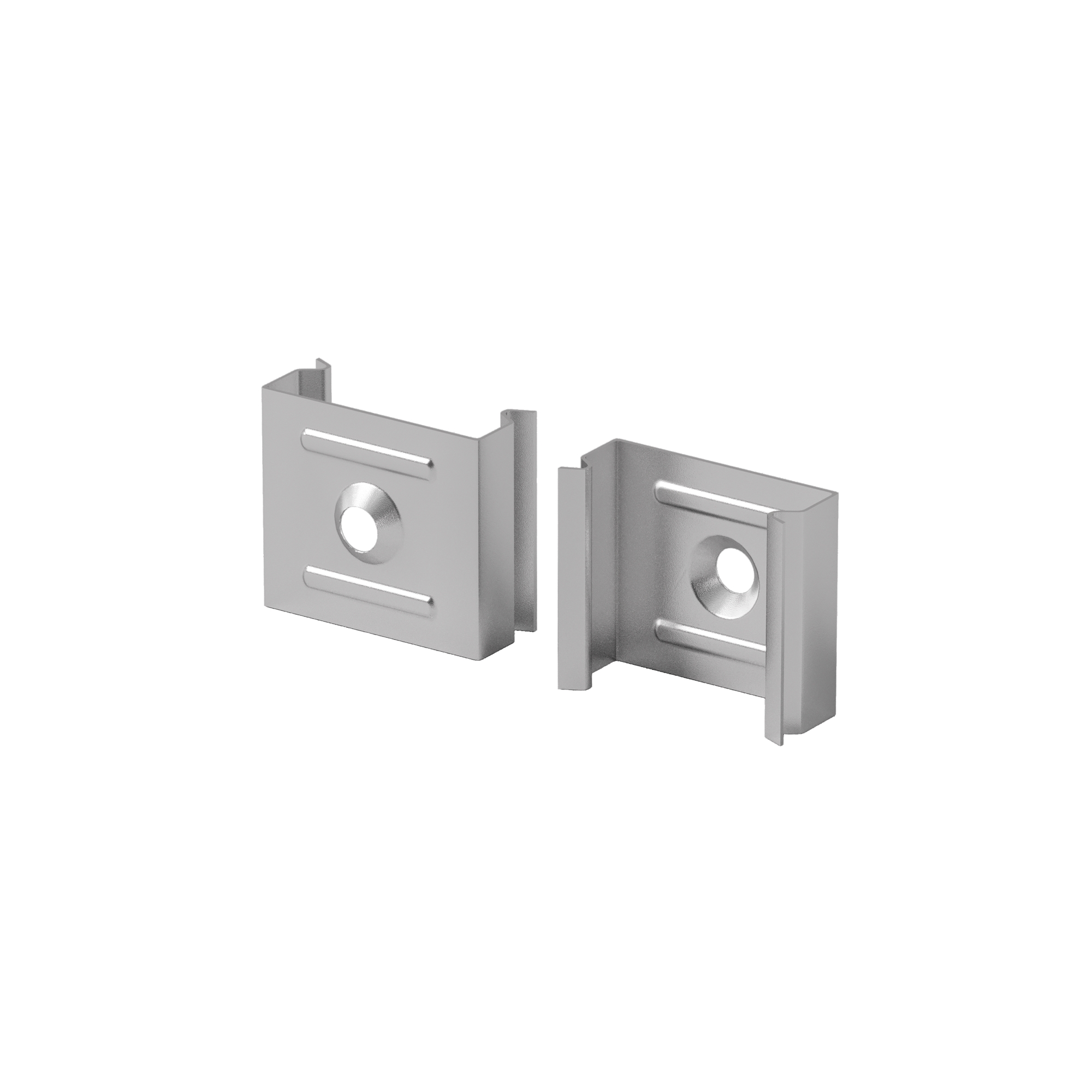 Комплект креплений (для профиля 27x20) 4 шт., ALM-2720-MT 642071