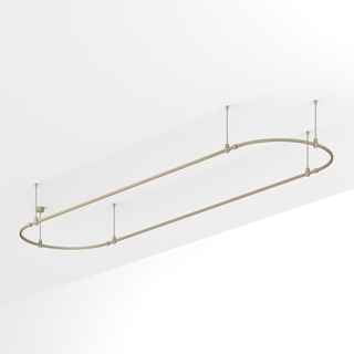 Основание ART-APRIORI-OVAL-ROD-400-4000x1000 (OG) (Arlight, IP20 Металл, 3 года)