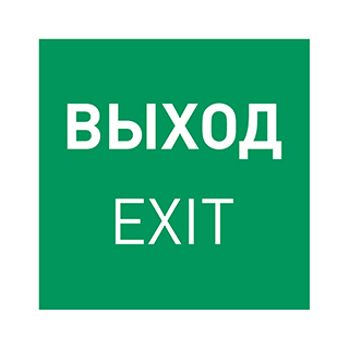 Пиктограмма EMGP-MARK-EXIT (Выход) (Arlight, Пластик)
