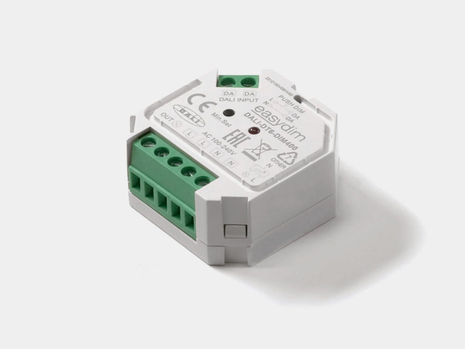 Декодер DALI фазовый диммер 220В с функцией Push-dim,, DALI-DT6-DIM400