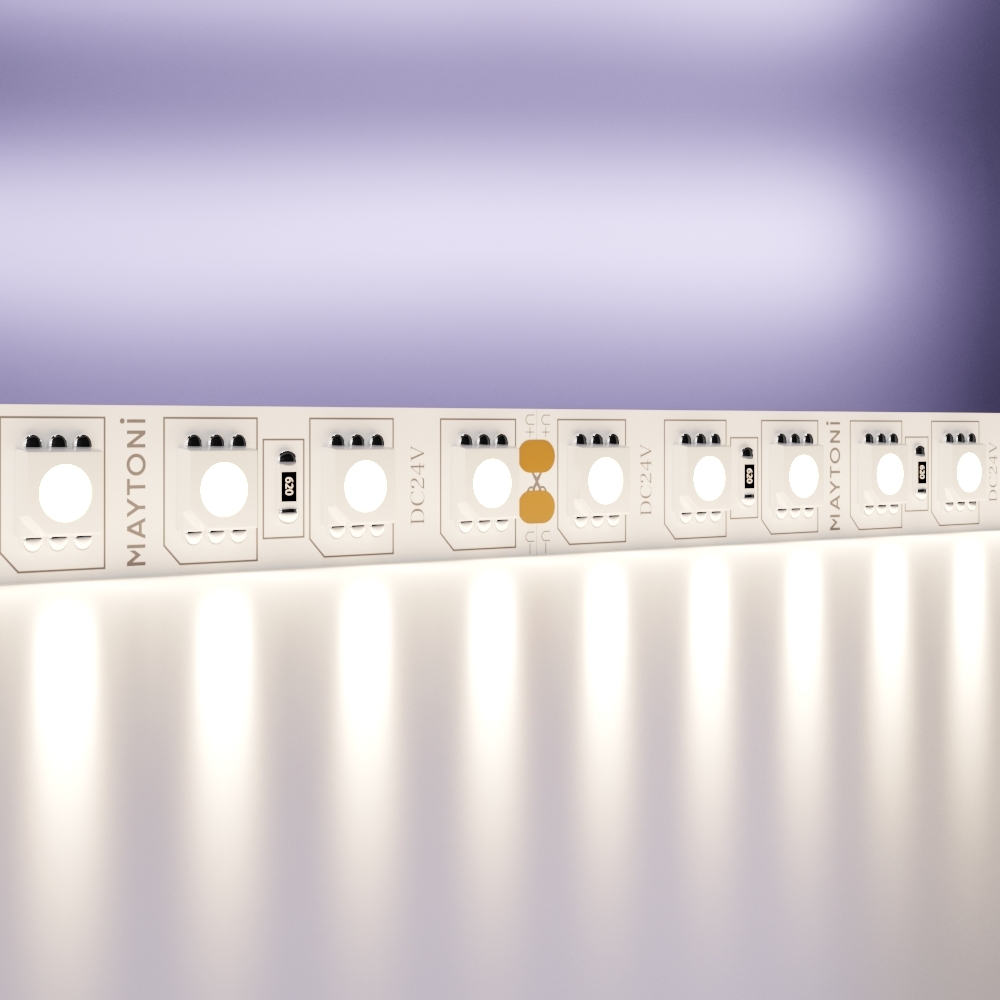 Светодиодная лента 24В 5050 21Вт/м 4000K 5м IP20