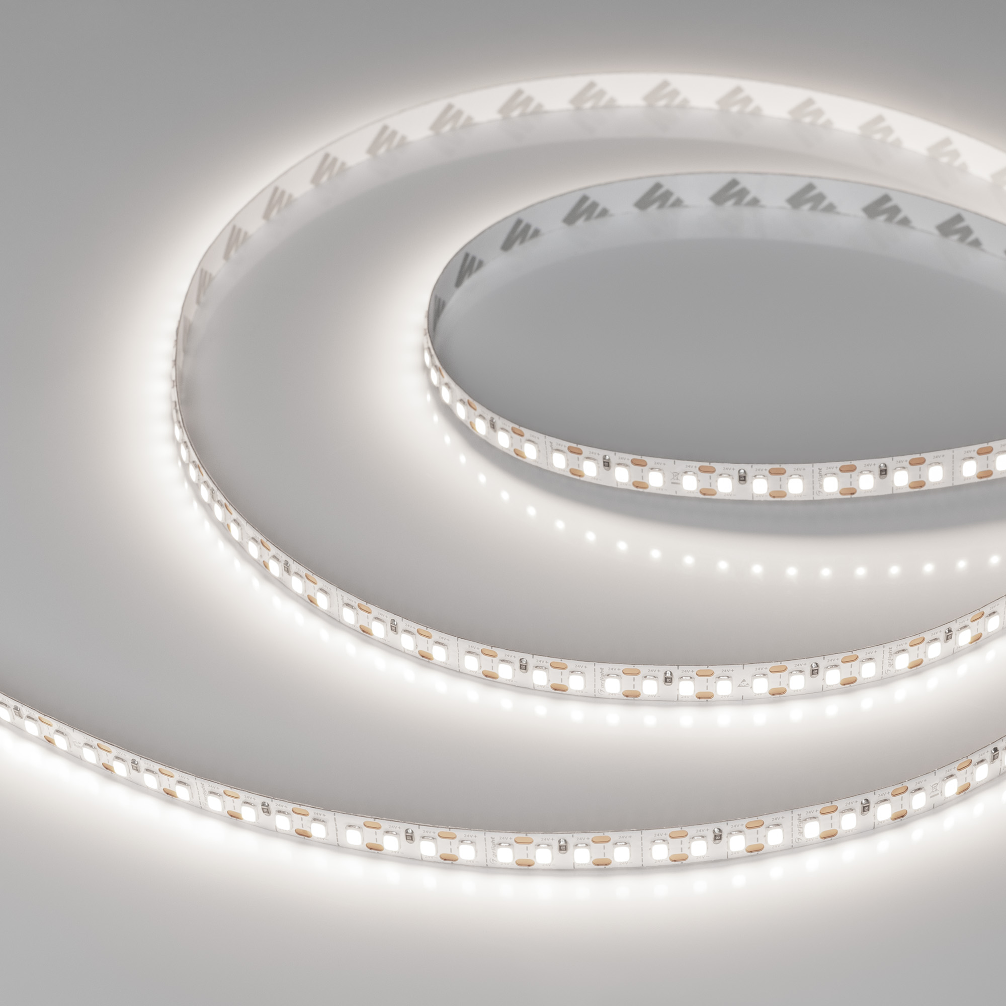 Светодиодная лента FC-A160-8mm 24V Day5000-CX1 (14 W/m, IP20, 5m) (Arlight, резка 1 светодиод)